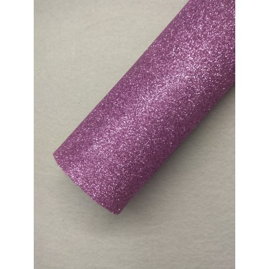 Фоамиран глиттерный 2 мм 20*30 см, сиреневый, цена за лист